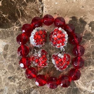 Selena Quintanilla costume jewelry earrings bracelet . Handmade earrings